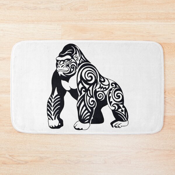 Item preview, Tribal Gorilla Illustration – Geometric Ape Wildlife Line Art designed and sold by ArcticFoxStudio.