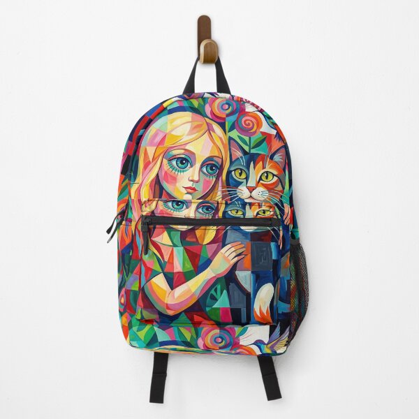 Item preview, Beautiful girl with a cat. designed and sold by Natalia-Vlad.