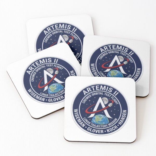 Item preview, Artemis II Mission Patch: Official Crew names – Wiseman, Glover, Koch, Hansen designed and sold by aivibesfunny.