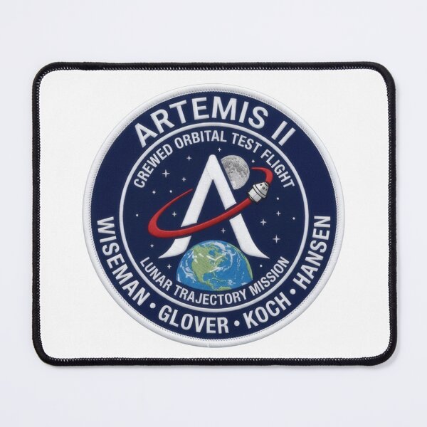 Item preview, Artemis II Mission Patch: Official Crew names – Wiseman, Glover, Koch, Hansen designed and sold by aivibesfunny.