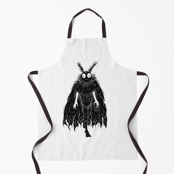 Item preview, Folklore woodcut moth man design designed and sold by Magpye.