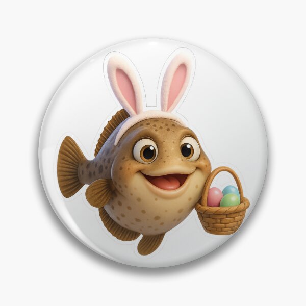 Item preview, Easter Halibut Fish designed and sold by Sillytoe.