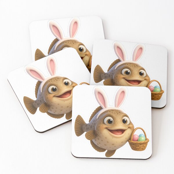 Item preview, Easter Halibut Fish designed and sold by Sillytoe.