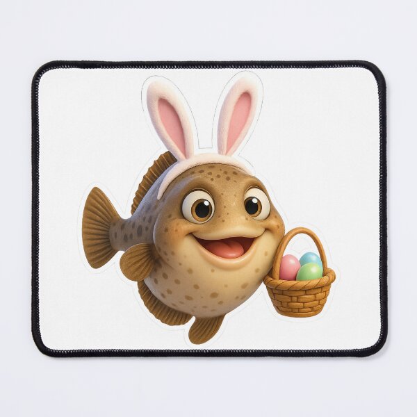 Item preview, Easter Halibut Fish designed and sold by Sillytoe.