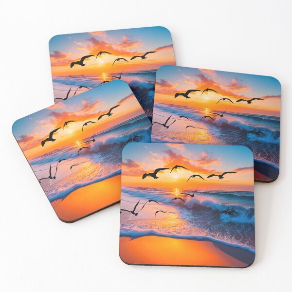 Item preview, Beautiful Beach Sunset designed and sold by ParrotHeadSwag.