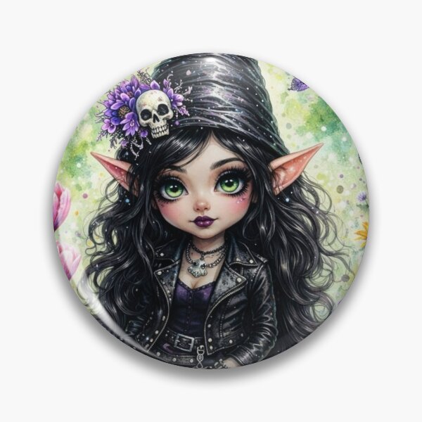 Item preview, Goth Girl Gnome designed and sold by VFWChuck.