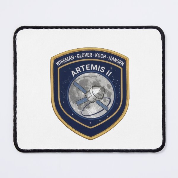 Item preview, Artemis II Crew Mission Patch Shield – Wiseman, Glover, Koch, Hansen designed and sold by aivibesfunny.