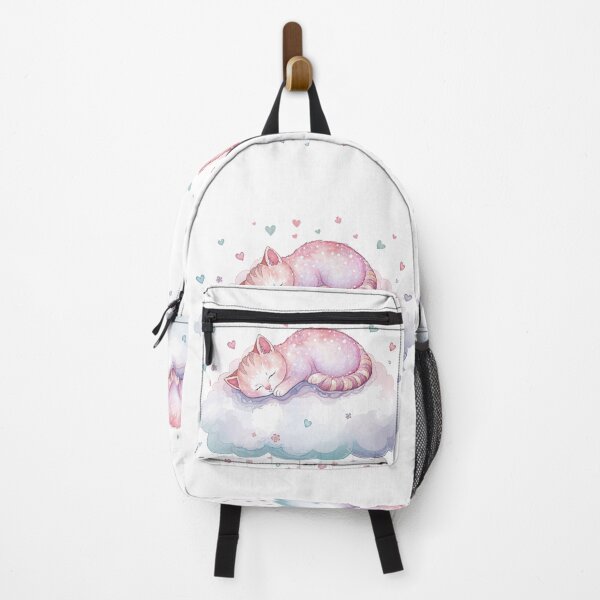 Item preview, Cute Pastel Sleeping Cat on a Dream Cloud designed and sold by ADigitalStudio.