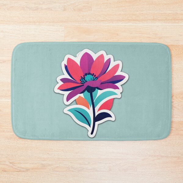 Item preview, trendy floral pop art flower designed and sold by tim tal.