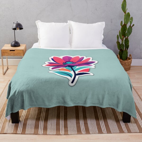Item preview, trendy floral pop art flower designed and sold by tim tal.