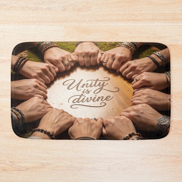 Item preview, Unity Is Divine – Hands Circle Design designed and sold by Cristhian Almanza.