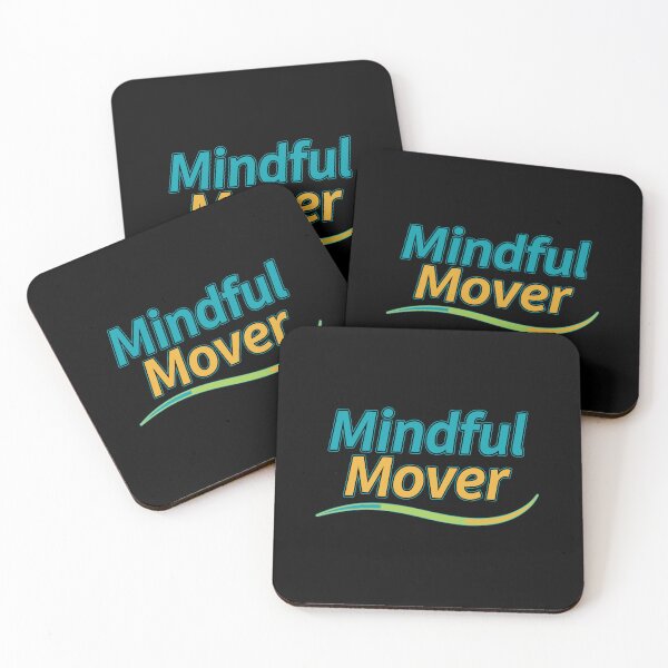 Item preview, Mindful Mover - Intentional Movement Quote with Green Wave designed and sold by ModdiesColors.