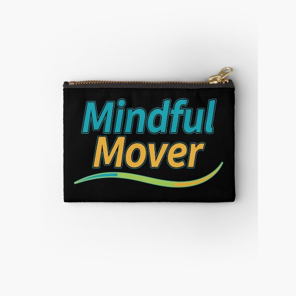 Item preview, Mindful Mover - Intentional Movement Quote with Green Wave designed and sold by ModdiesColors.