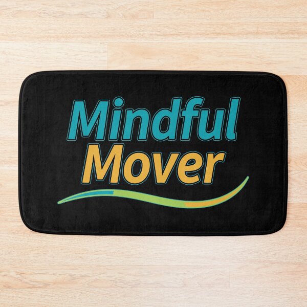 Item preview, Mindful Mover - Intentional Movement Quote with Green Wave designed and sold by ModdiesColors.
