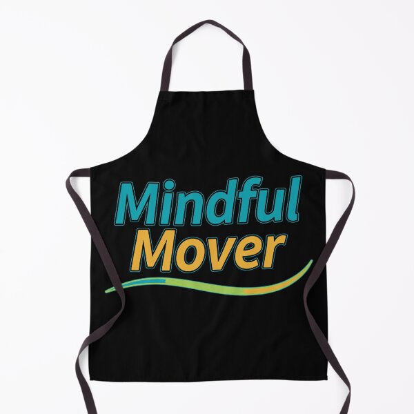 Item preview, Mindful Mover - Intentional Movement Quote with Green Wave designed and sold by ModdiesColors.