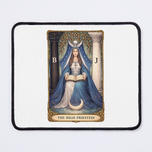 Item preview, The High Priestess Tarot Card. Divine Feminine Aesthetic designed and sold by CosmicCutouts.