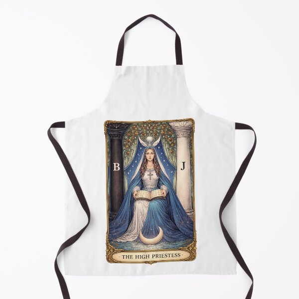 Item preview, The High Priestess Tarot Card. Divine Feminine Aesthetic designed and sold by CosmicCutouts.