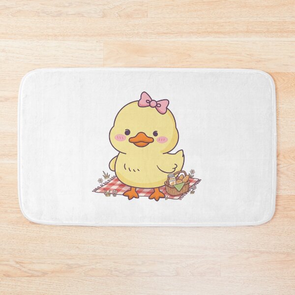 Item preview, Cute Kawaii Duckling Picnic Vector designed and sold by Stickivo.