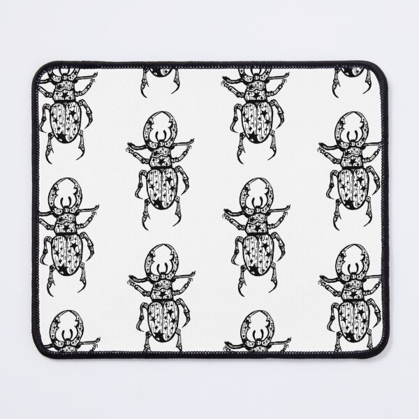 Item preview, Star Bug Tattoo Greyscale Celestial Stag Beetle designed and sold by KayTurtless.