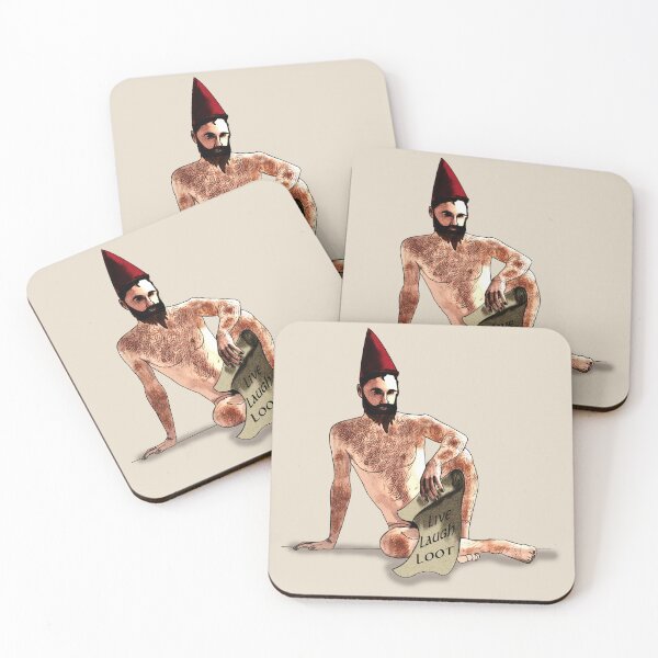 Item preview, Live laugh loot sexy gnome designed and sold by Masque&Muse.