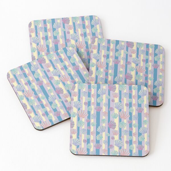 Item preview, Pastel Seashell Seamless Pattern designed and sold by FebruaryBloom.