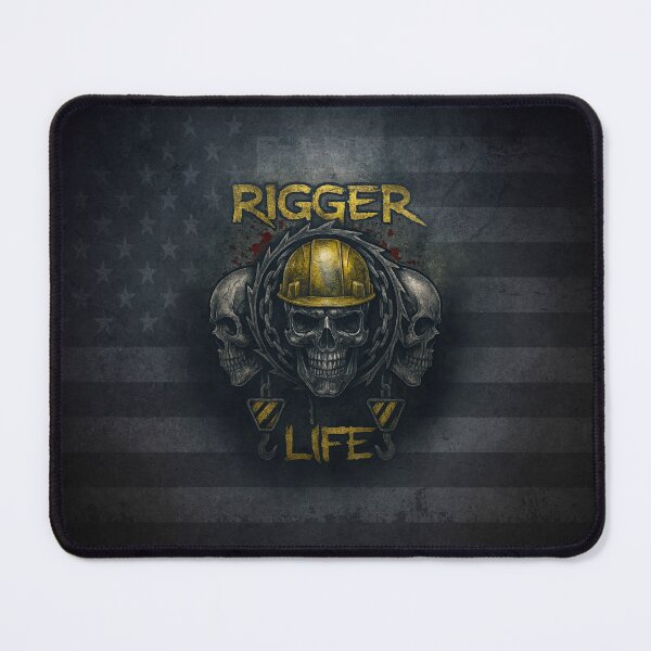 Item preview, Rigger Life Skull – Blue Collar Construction Worker Design designed and sold by artistwill.