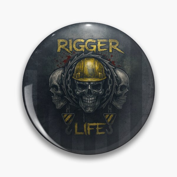 Item preview, Rigger Life Skull – Blue Collar Construction Worker Design designed and sold by artistwill.