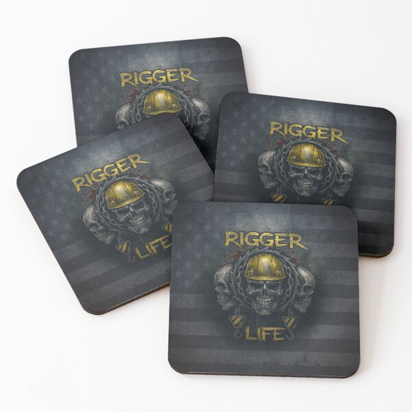 Item preview, Rigger Life Skull – Blue Collar Construction Worker Design designed and sold by artistwill.