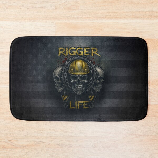 Item preview, Rigger Life Skull – Blue Collar Construction Worker Design designed and sold by artistwill.