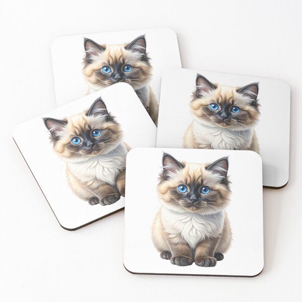 Item preview, Adorable Himalayan Blue Eyes Portrait designed and sold by SabraDD.