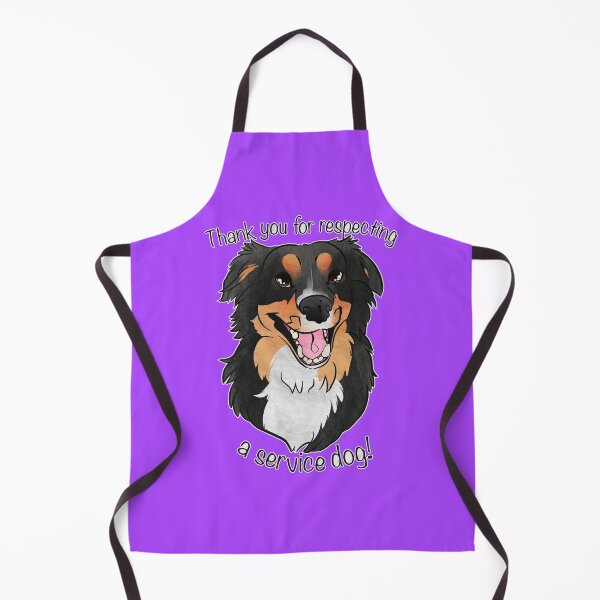 Item preview, Rooster thanks you for respecting a service dog! designed and sold by Sparklepupfaeri.