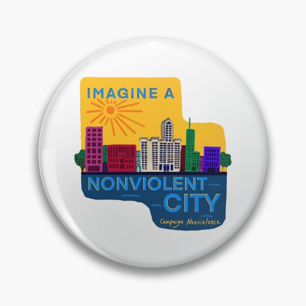 Item preview, Nonviolent Cities Graphic designed and sold by paceebene.