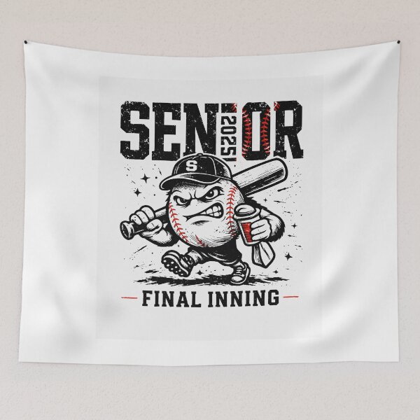 Item preview, Retro Baseball Senior 2026 The Final Inning Senior Mom Dad Class of 2026 Graduation Baseball Senior Design Final Inning Graduate  designed and sold by AsturShop.