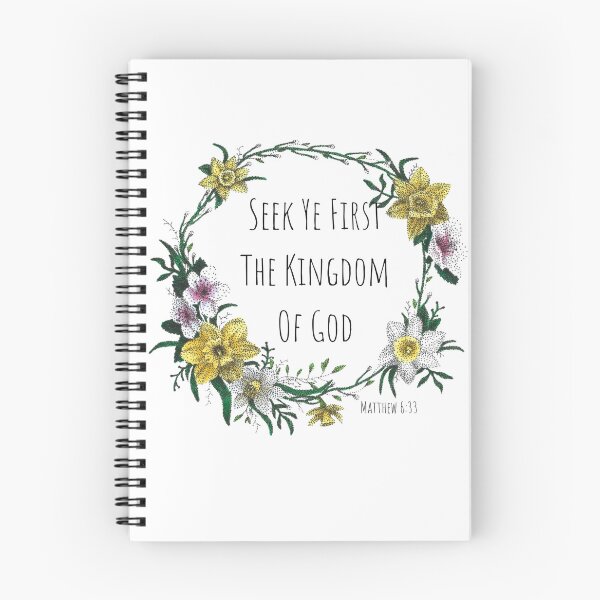 Item preview, Seek Ye First the Kingdom Matthew 6:33 designed and sold by Cora Worthington Art.