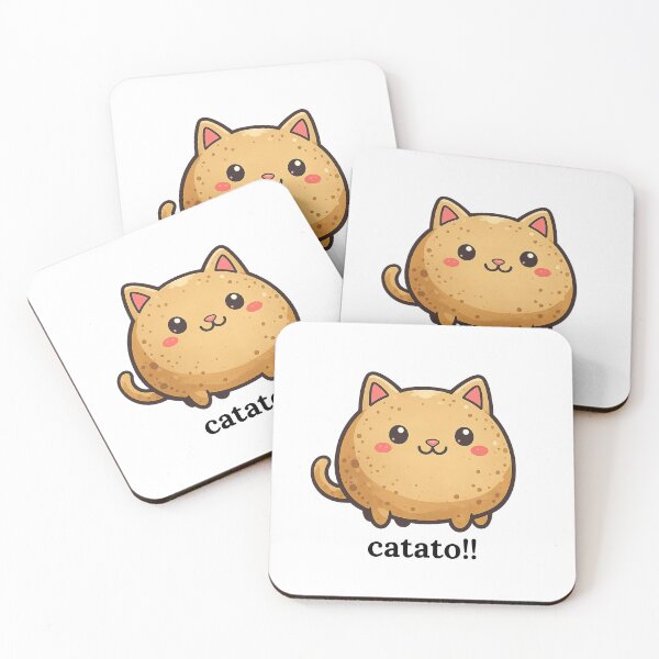 Item preview, Cat combined with a potato designed and sold by ERELTEDEE.