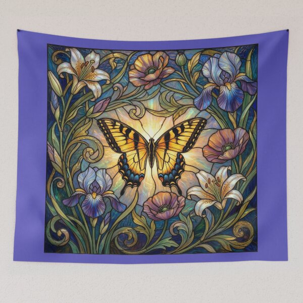 Item preview, Tiger Swallowtail Stained Glass designed and sold by Tridentulus.
