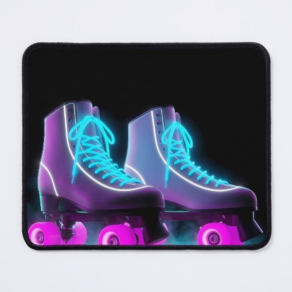 Item preview, Neon Roller Skates Retro Pair Glow designed and sold by powersunlight.