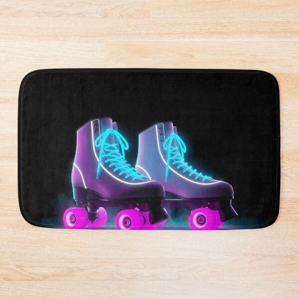 Item preview, Neon Roller Skates Retro Pair Glow designed and sold by powersunlight.