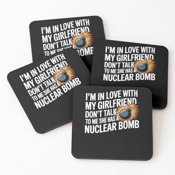 Item preview, I'm In Love With My Girlfriend Don't Talk To Me Funny Quote designed and sold by Dressed For  Duty.