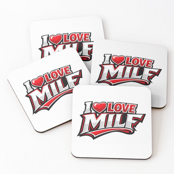 Item preview, I Love MILF Bold Red Logo designed and sold by Shirtaholism.