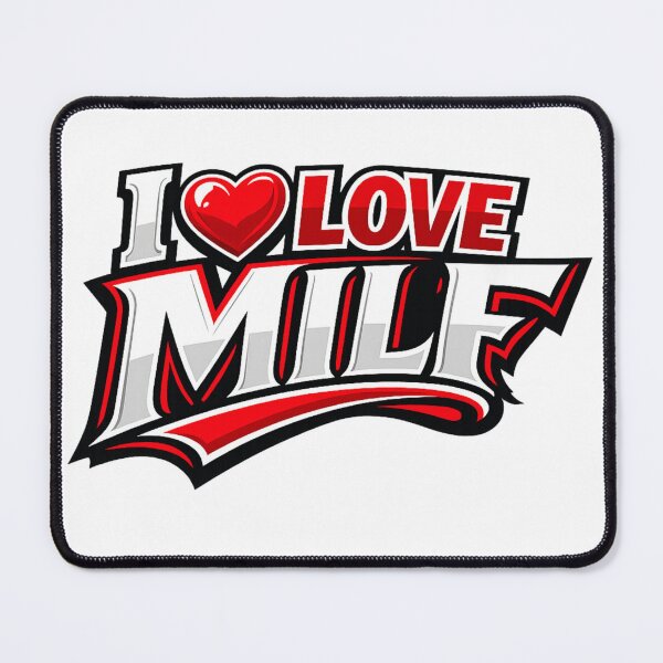 Item preview, I Love MILF Bold Red Logo designed and sold by Shirtaholism.