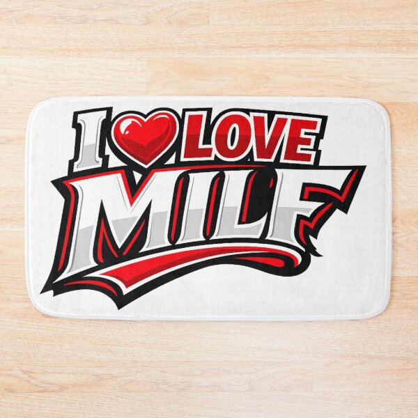 Item preview, I Love MILF Bold Red Logo designed and sold by Shirtaholism.