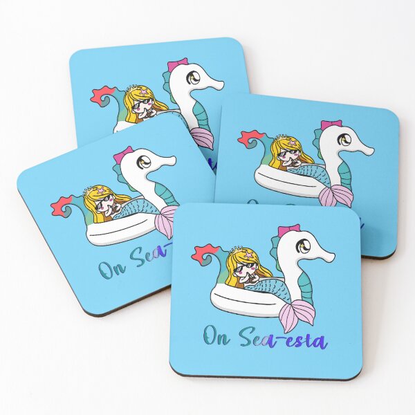 Item preview, Cute Mermaid On Sea-esta designed and sold by Bored Imagination .