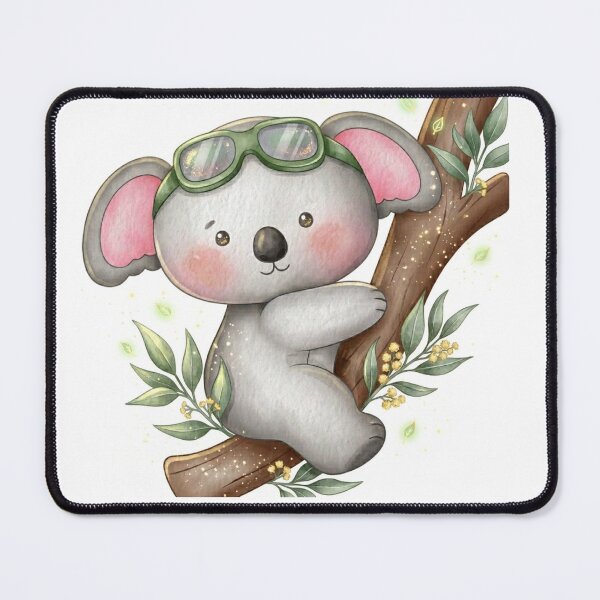 Item preview, Cute Watercolor Koala Explorer with Goggles designed and sold by Stickivo.