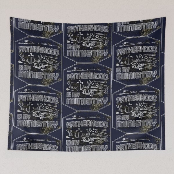 Item preview, Fatherhood is my Ministry | Religious Dad designed and sold by rePurposeTX.