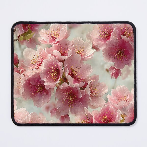 Item preview, Ethereal Sakura Mist Soft Focus Cherry Blossom Pattern designed and sold by Nine Lives Studio.