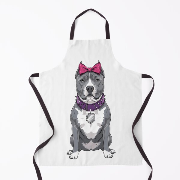 Item preview, American Staffordshire Terrier Pitbull with Pink Bow designed and sold by k3rstman1.