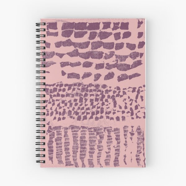 Item preview, Three Grains Textured Monoprint - Rose + Beet designed and sold by Irene Estelle.