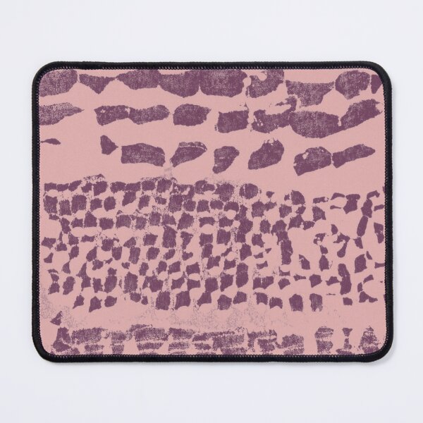 Item preview, Three Grains Textured Monoprint - Rose + Beet designed and sold by Irene Estelle.