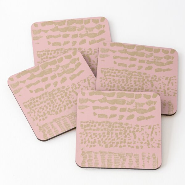 Item preview, Three Grains Textured Monoprint - Rose + Fawn designed and sold by Irene Estelle.